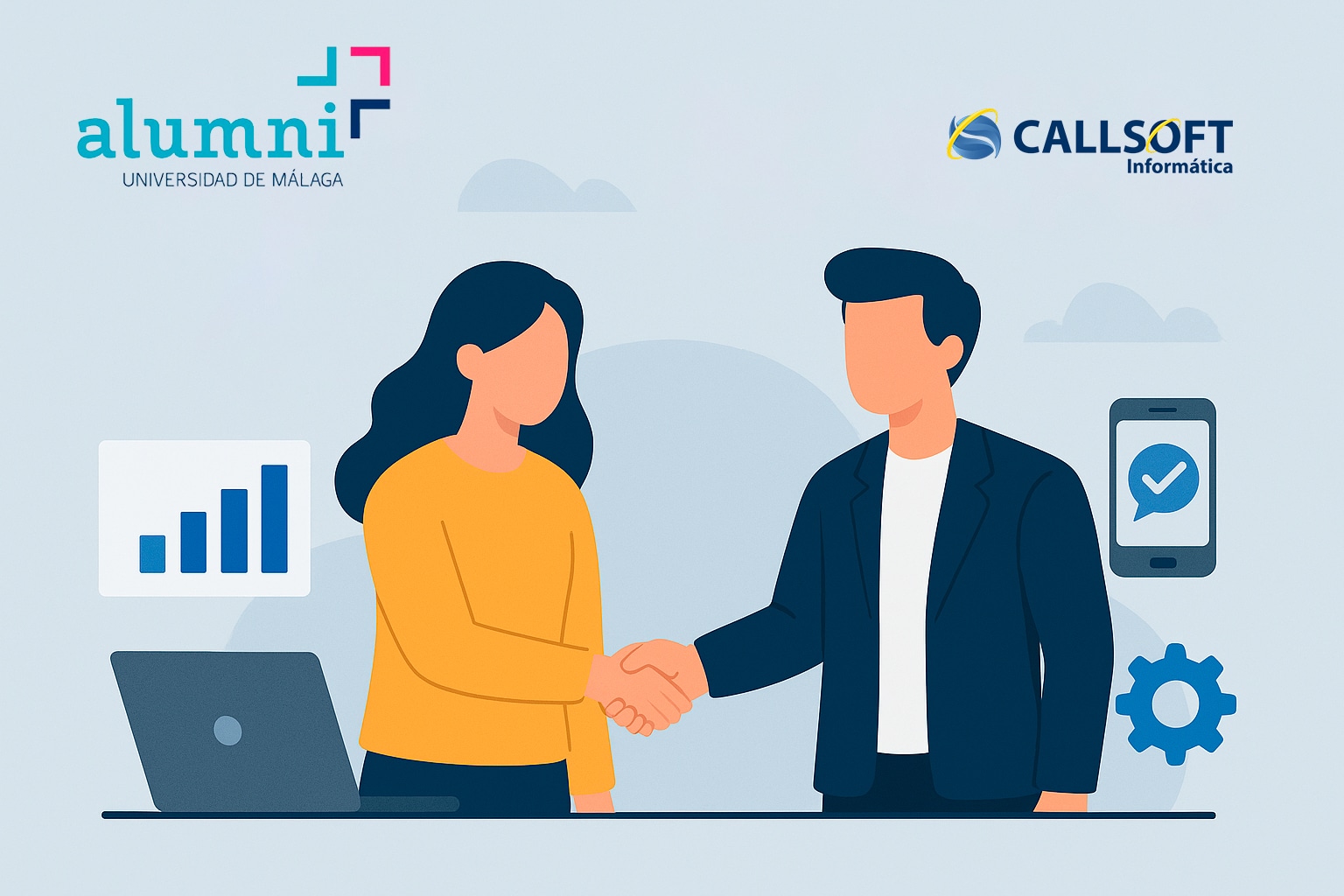 Presentación de Callsoft como proveedor de Alumni UMA